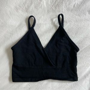 Black Brandy Melville Cropped Tank
